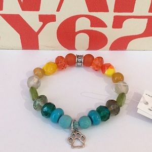 Chavez for Charity Dog Charm Bracelet, NWT